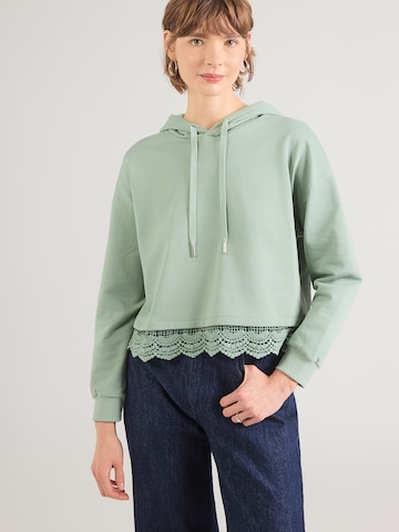 ABOUT YOU Μπλούζα φούτερ 'Letizia' σε πράσινο: μπροστά