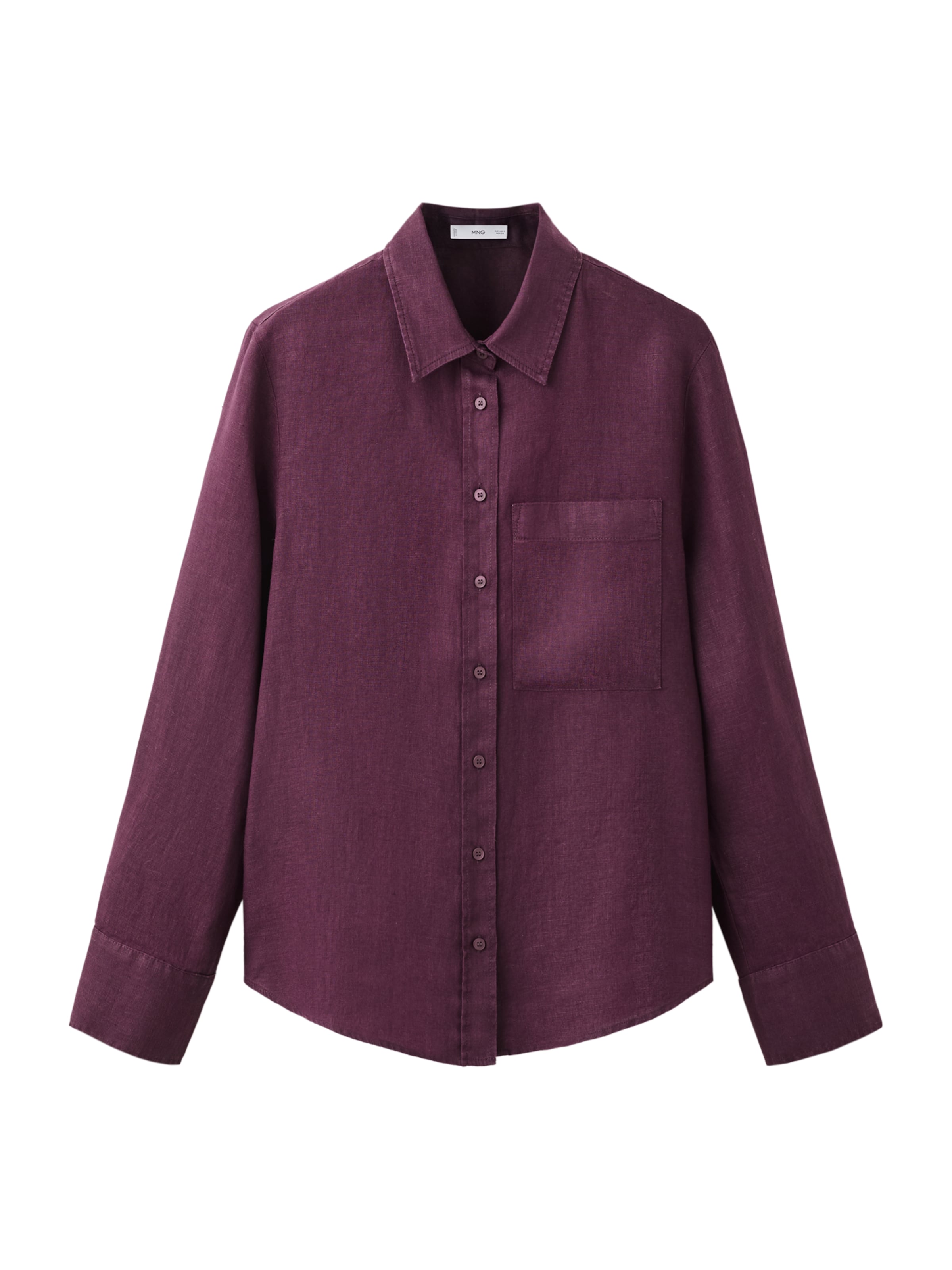 MANGO Blus 'LINO' i lila: framsida