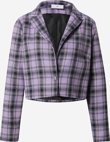 Daisy Street Blazer in Purple: front