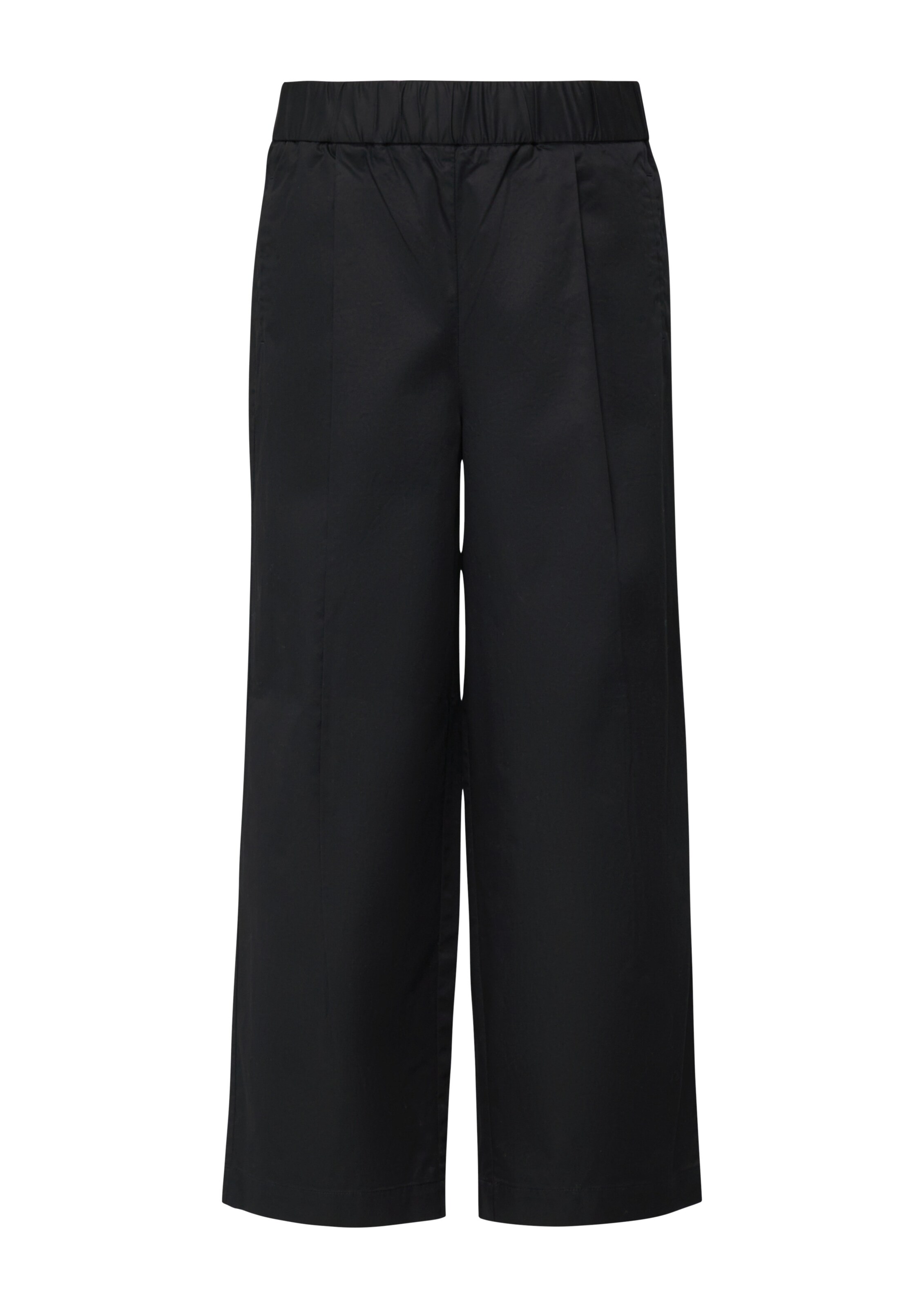 Wide Leg Pantalon s.Oliver en noir : devant