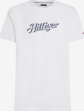 T-Shirt TOMMY HILFIGER en blanc : devant