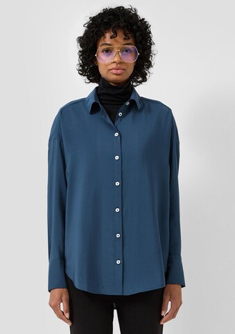 QS Bluse in Blau: Vorderseite