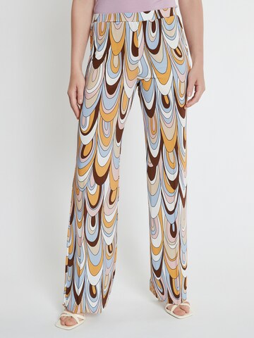 Ana Alcazar Loose fit Pants ' Kibori ' in Mixed colors: front