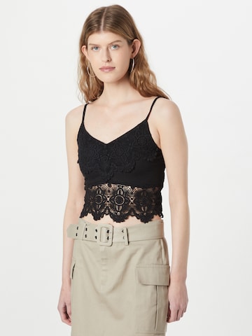ABOUT YOU Top 'Lara' in Black: front