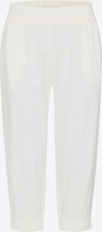 Pantalon chino 'Falakka' b.young en blanc : devant