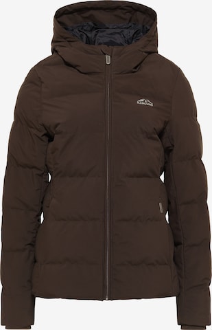ICEBOUND Winter Jacket in Brown: front