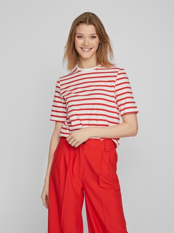 VILA Shirt 'FREJA' in Rood: voorkant