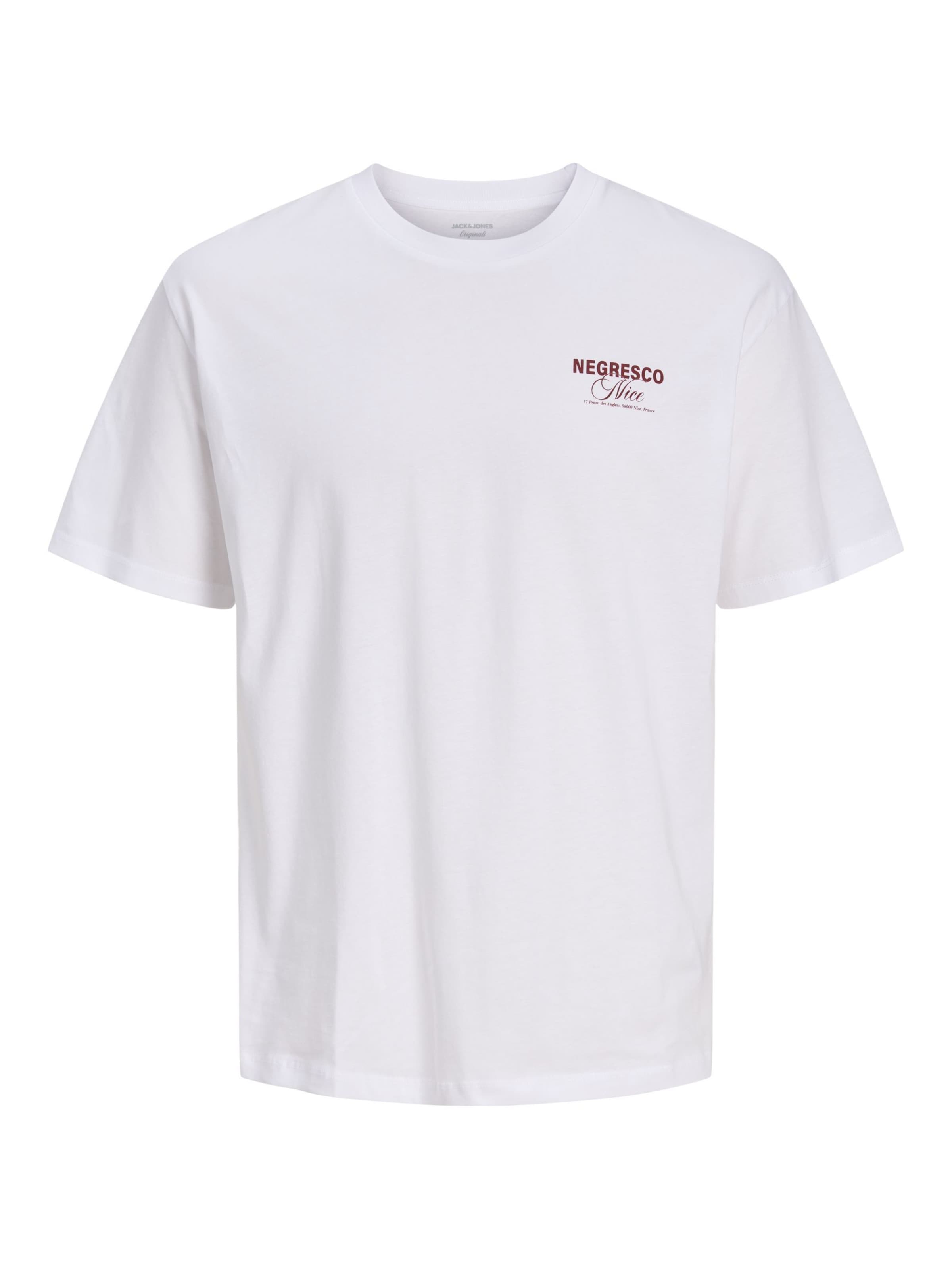 JACK & JONES - Camiseta en blanco: frente