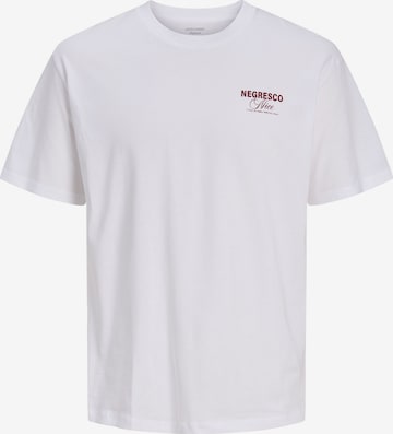 T-Shirt JACK & JONES en blanc : devant