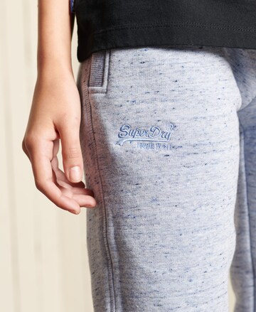 Effilé Pantalon Superdry en bleu