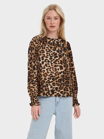 VERO MODA Bluse in Braun: Vorderseite
