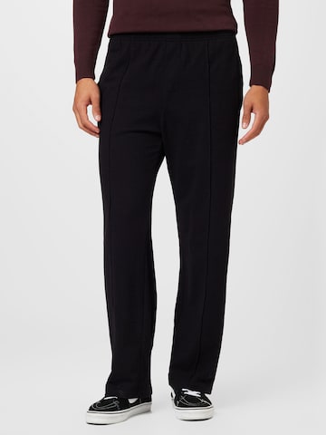 WEEKDAY Loose fit Trousers 'Ken' in Black: front