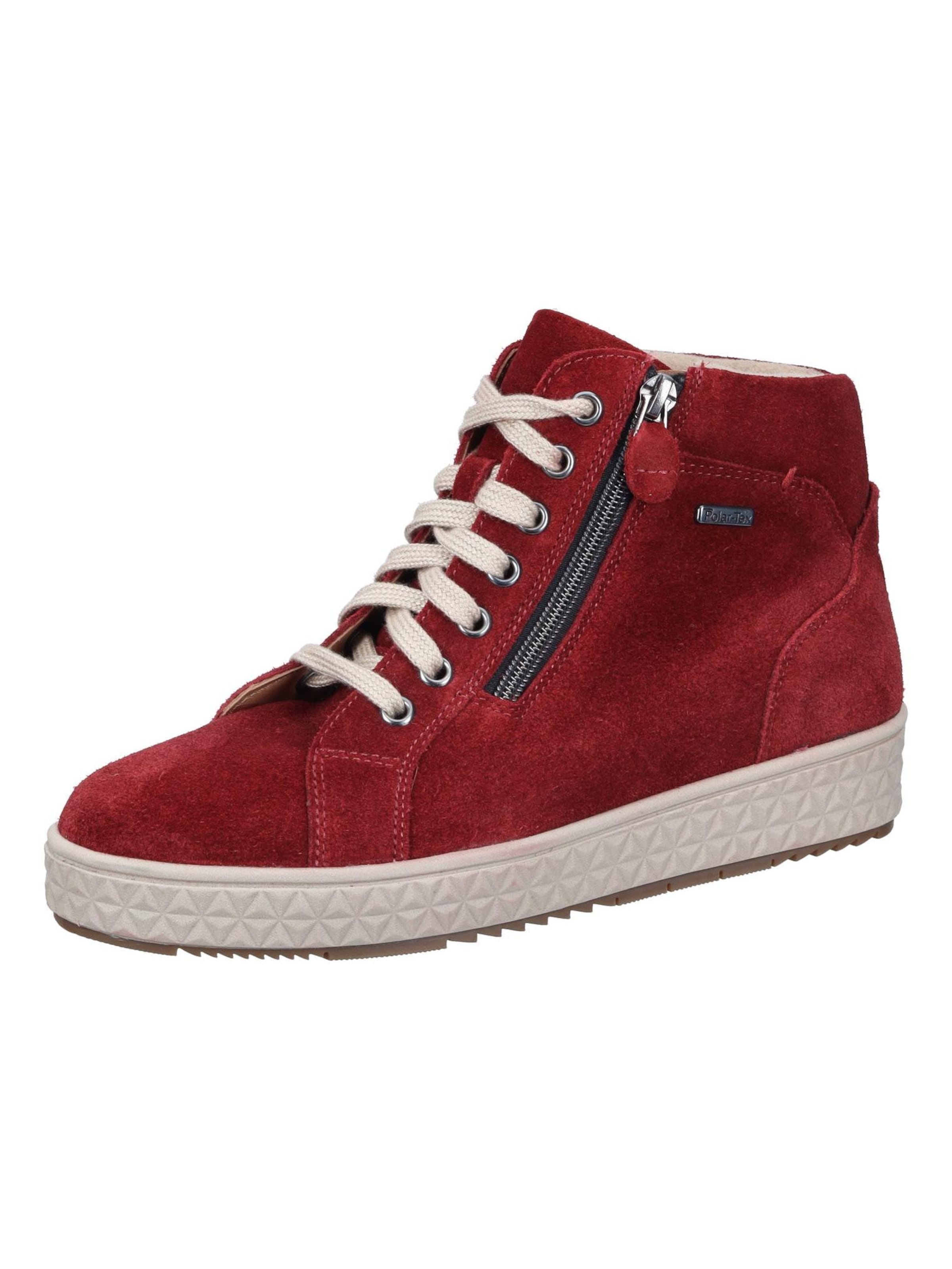 Comfortabel Stiefelette‌‌‌‌‌‌‌‌ in Rot: Vorderseite