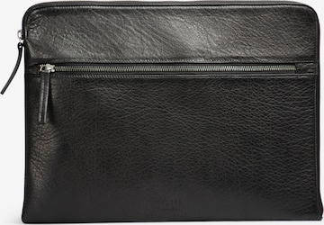 Sac d’ordinateur portable 'Clean' still Nordic en noir : devant