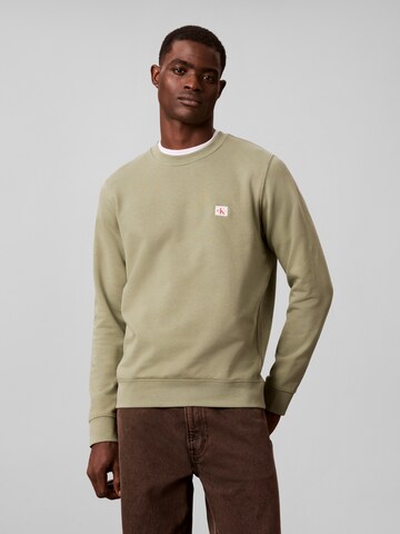 Felpa di Calvin Klein Jeans in verde: frontale