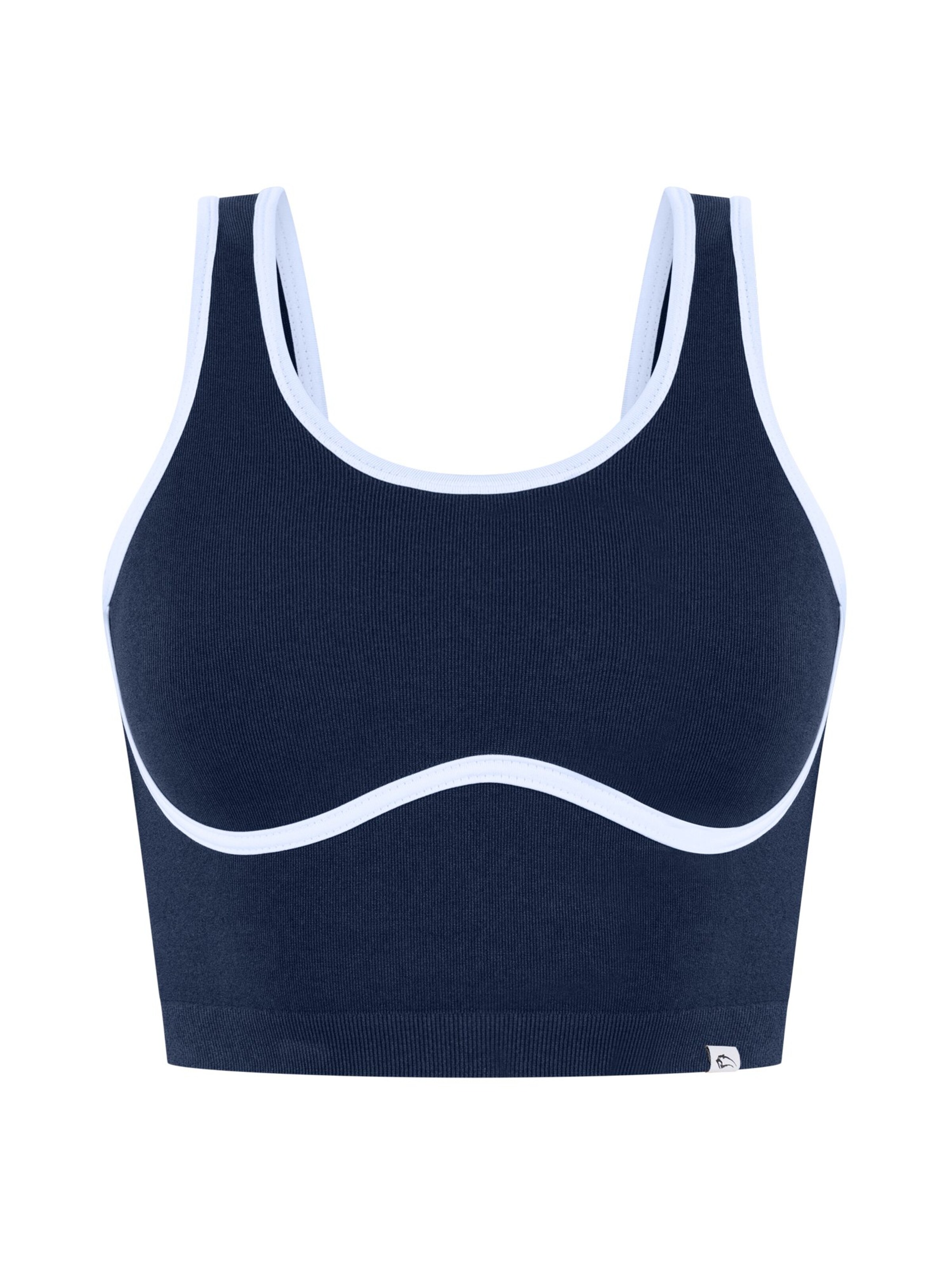 Smilodox Sporttop in Blauw: voorkant