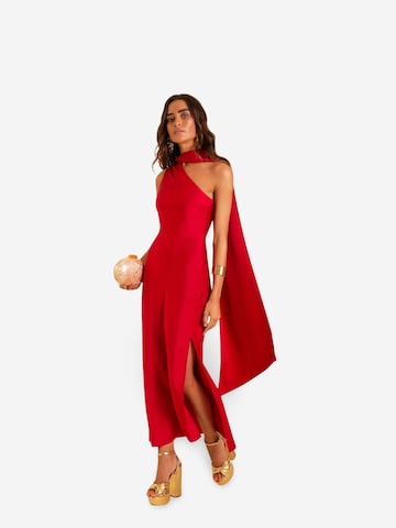 THE-ARE Jurk in Rood: voorkant