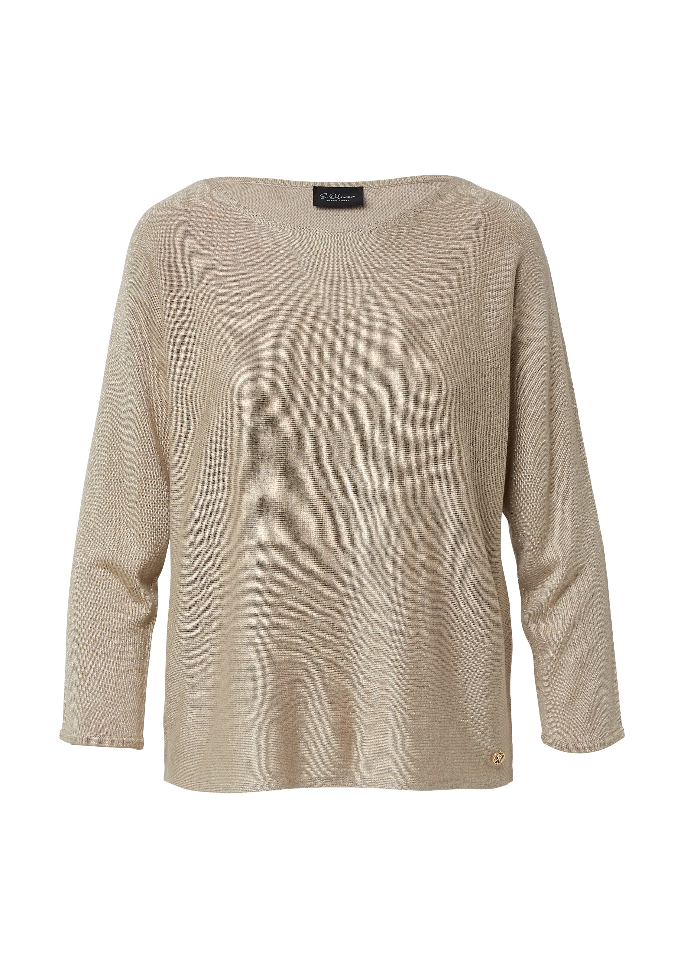 s.Oliver BLACK LABEL Pullover in Beige: Vorderseite