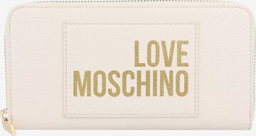 Love Moschino Wallet 'Sporty Love' in Beige: front