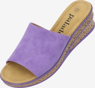 Palado Pantolette 'Palado Niserios' in Lila: Vorderseite