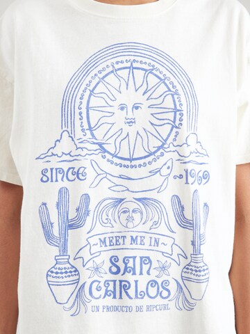 RIP CURL Λειτουργικό μπλουζάκι 'SAN CARLOS HERITAGE' σε λευκό