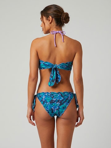 Bikinville Bandeau Bikini 'Fru Fru'‌‌‌‌‌‌ in Blau