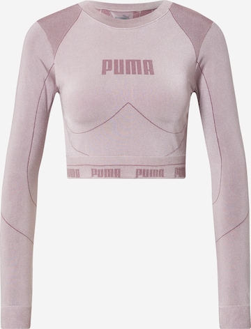 PUMA Funktionsbluse i lilla: forside