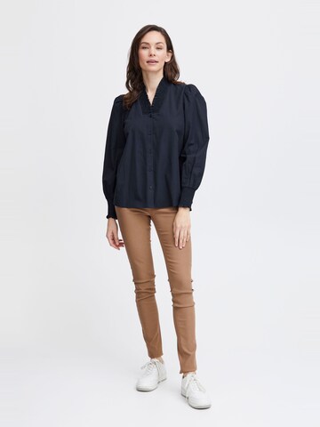 Fransa Bluse ' Pops ' in Blau
