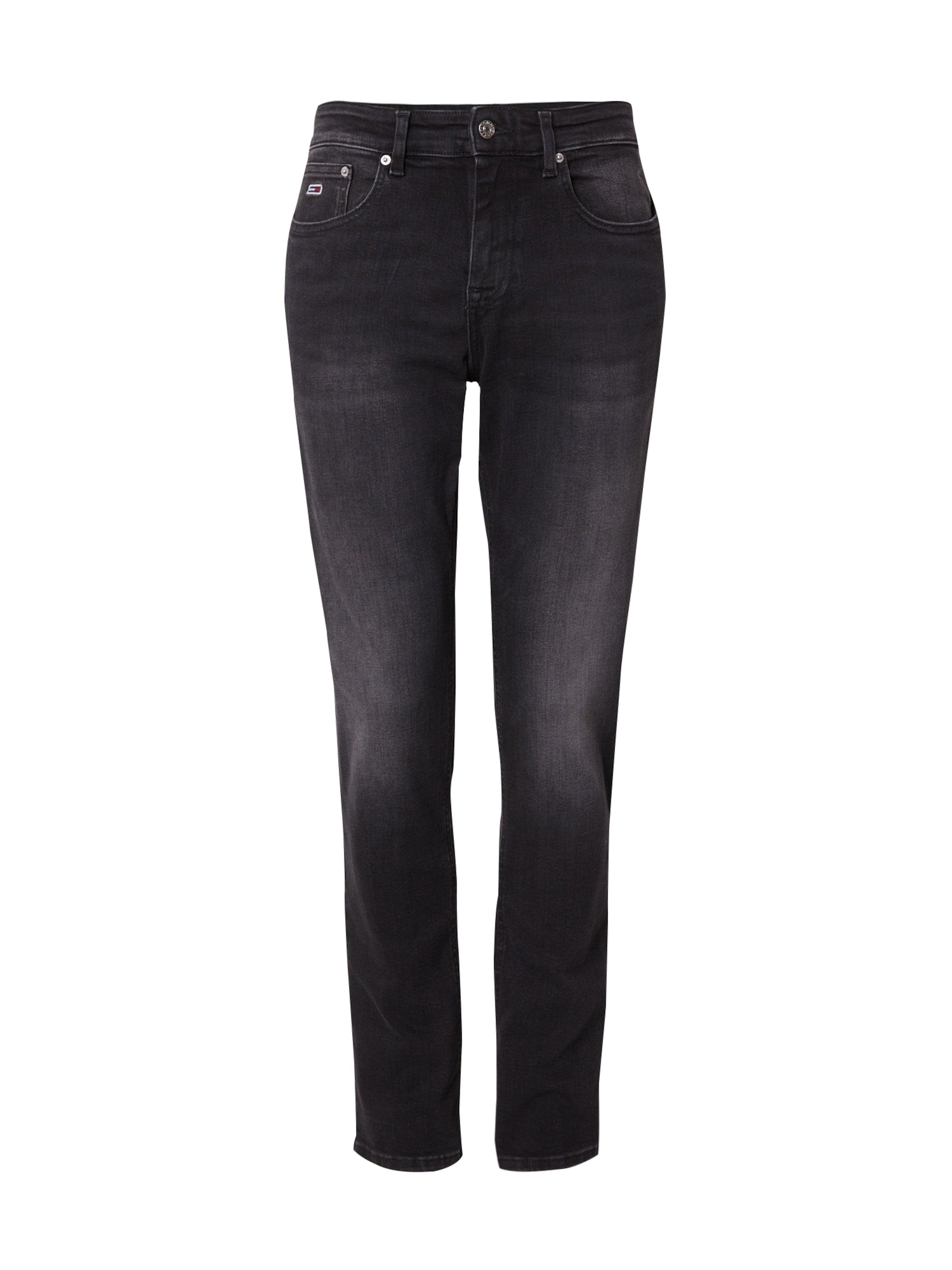 Tommy JeansSlimfit Traperice 'Scanton' - crna boja: prednji dio