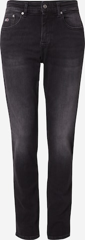 Tommy Jeans - Slimfit Vaquero 'Scanton' en negro: frente
