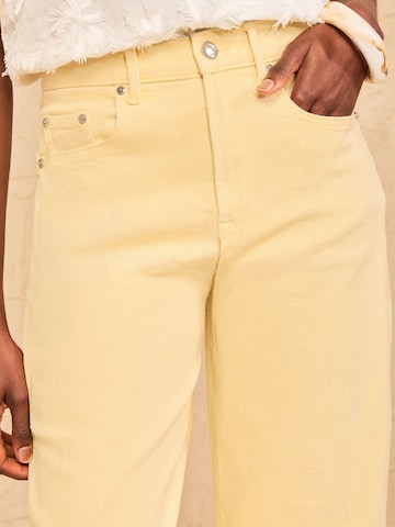 love & roses Barrel Jeans i gul
