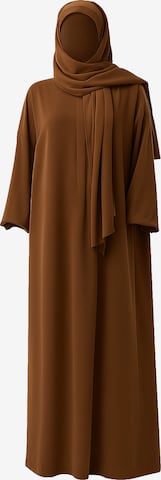Robe Elara en marron : devant