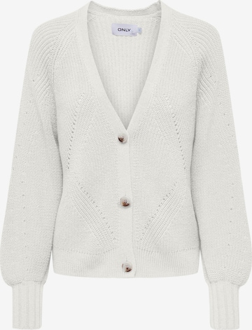 ONLY Knit Cardigan 'ELLA' in White: front