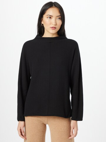 TOM TAILOR Sweater in Black: front