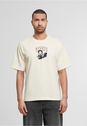 MARKET T-Shirt 'Smiley Quiet Cabin' in Beige