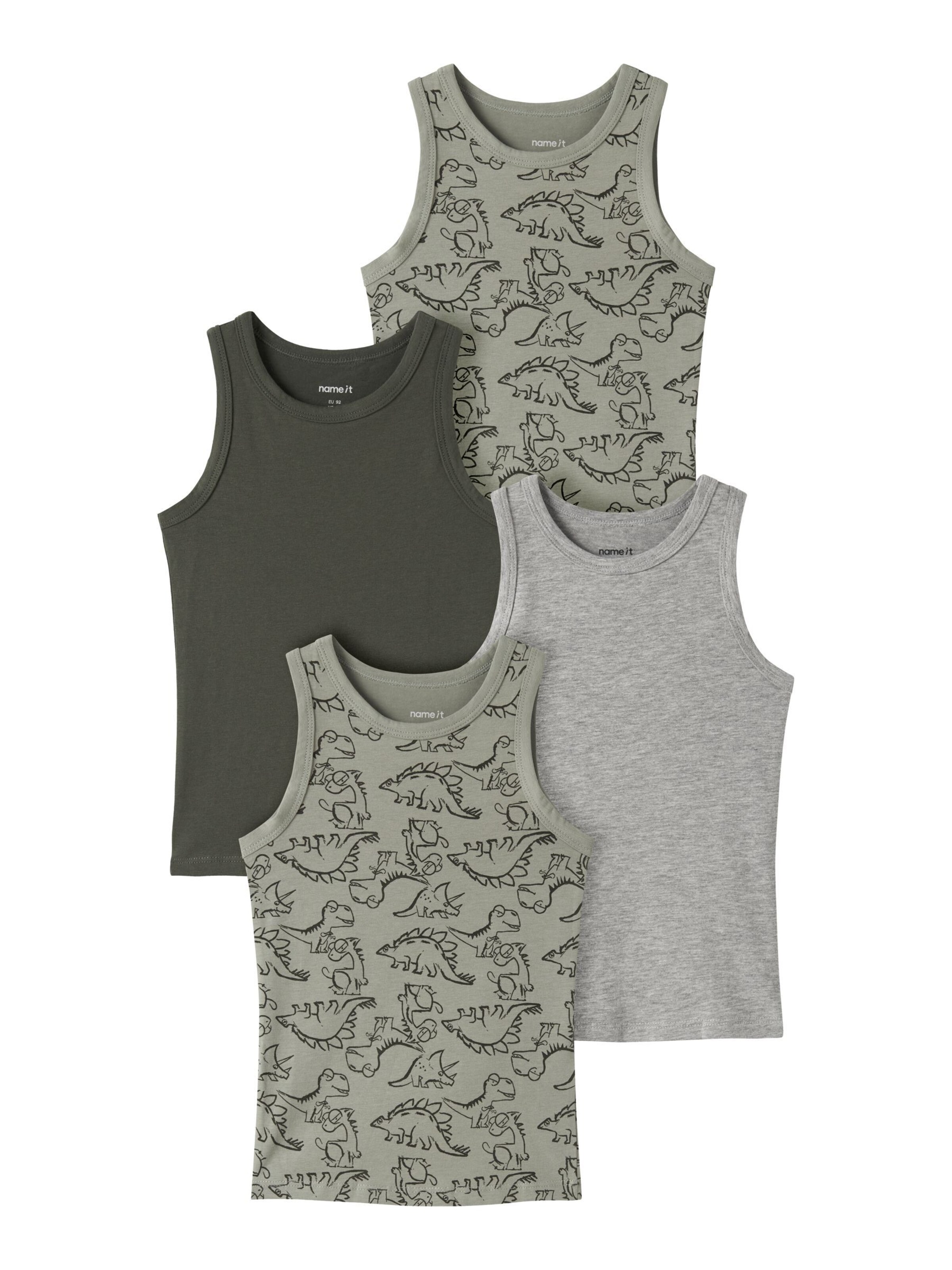 NAME IT Undershirt in Grey: front