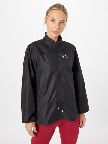 Veste de sport NIKE en noir : devant