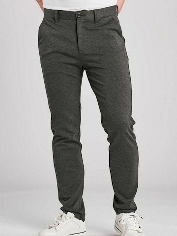 U.S. POLO ASSN. Regular Chino 'Milo' in Grijs: voorkant