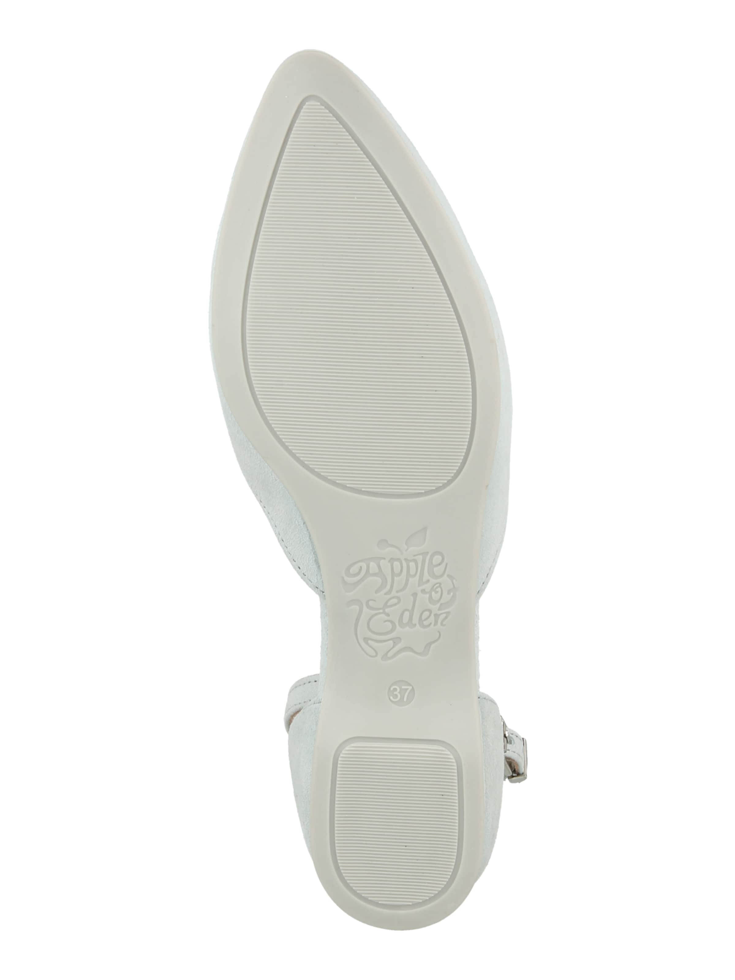 Apple of Eden Ballet Flats with Strap 'BRUNA' in Green