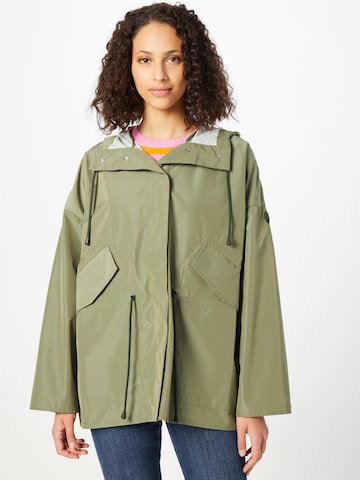 QS Between-Season Jacket in Green: front