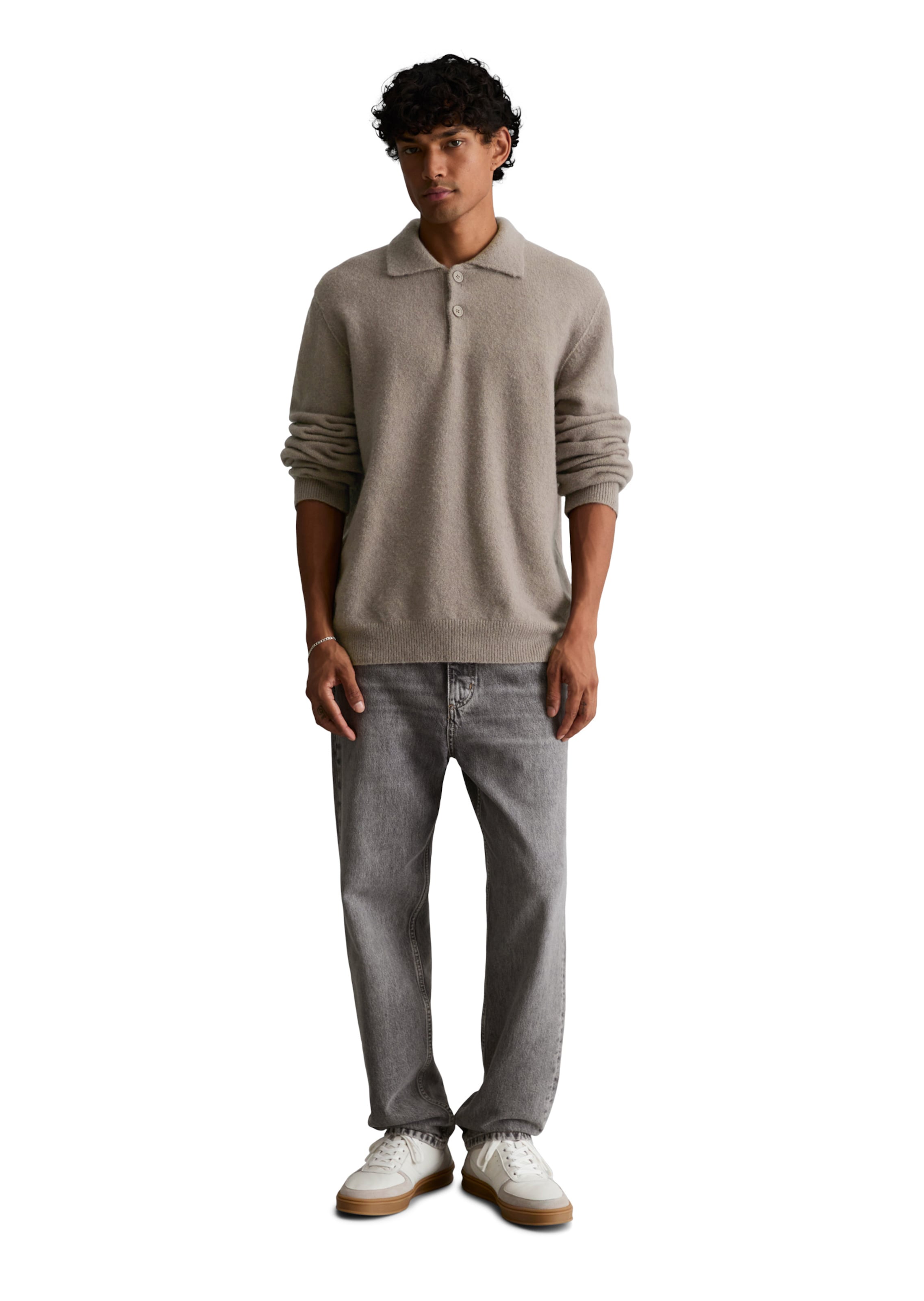 Marc O'Polo DENIM Shirt in Bruin: voorkant