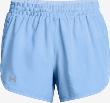 UNDER ARMOUR Sports trousers 'Fly By 3' in Blue: front