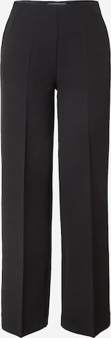 modström Trousers with creases 'Nelli' in Black: front