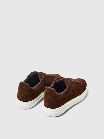 Baskets basses 'SLHDavid' SELECTED HOMME en marron