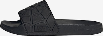 Mule 'Marvel Spider-Man Adilette' ADIDAS SPORTSWEAR en noir : devant