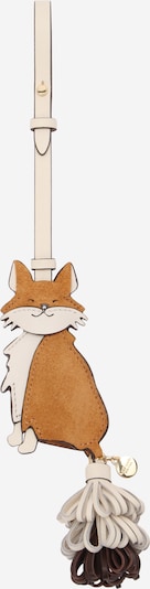 Kate Spade Privjesak za ključeve u čokolada / konjak / prljavo bijela, Pregled proizvoda