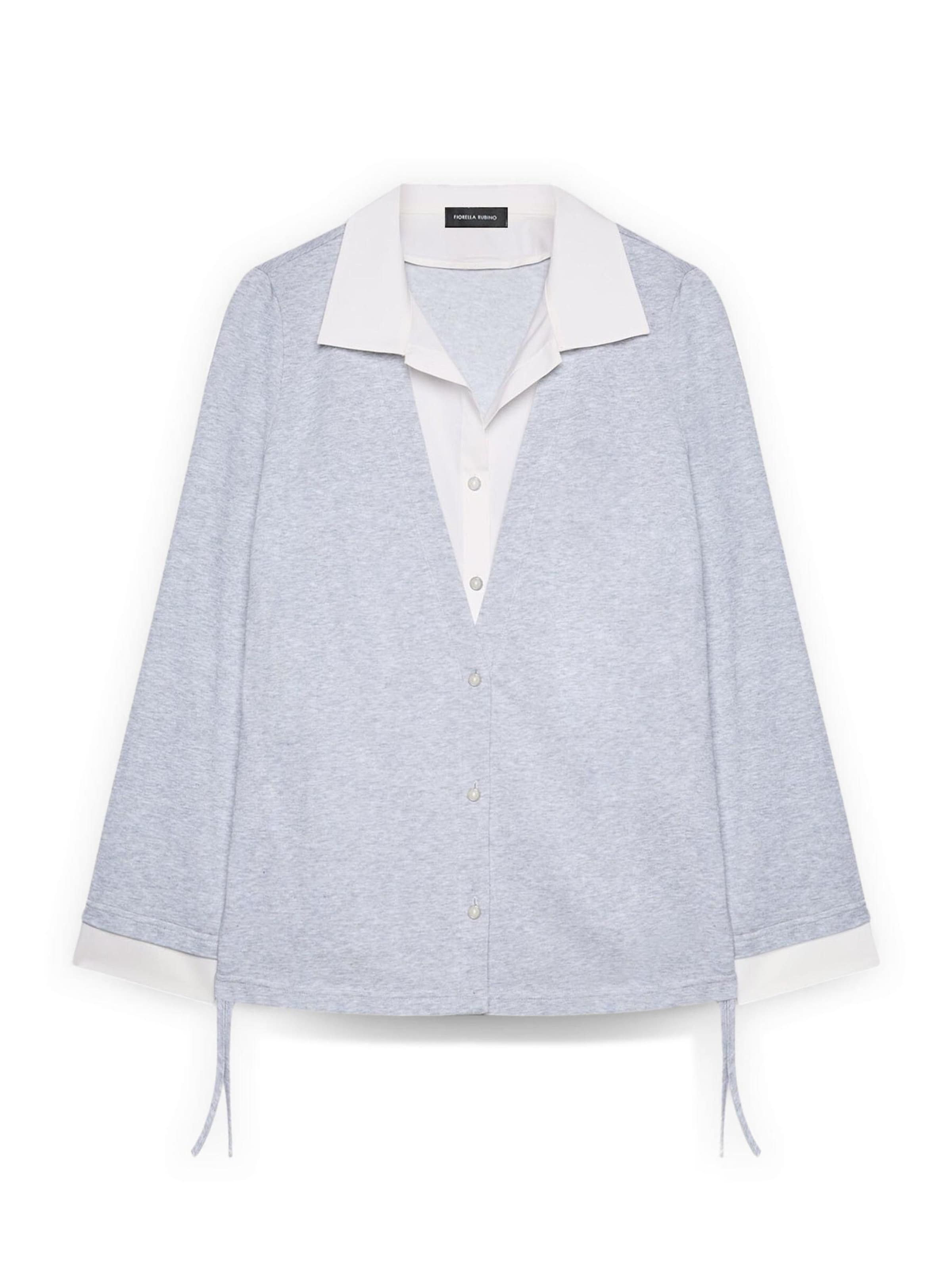 Fiorella Rubino Shirt in Grey: front