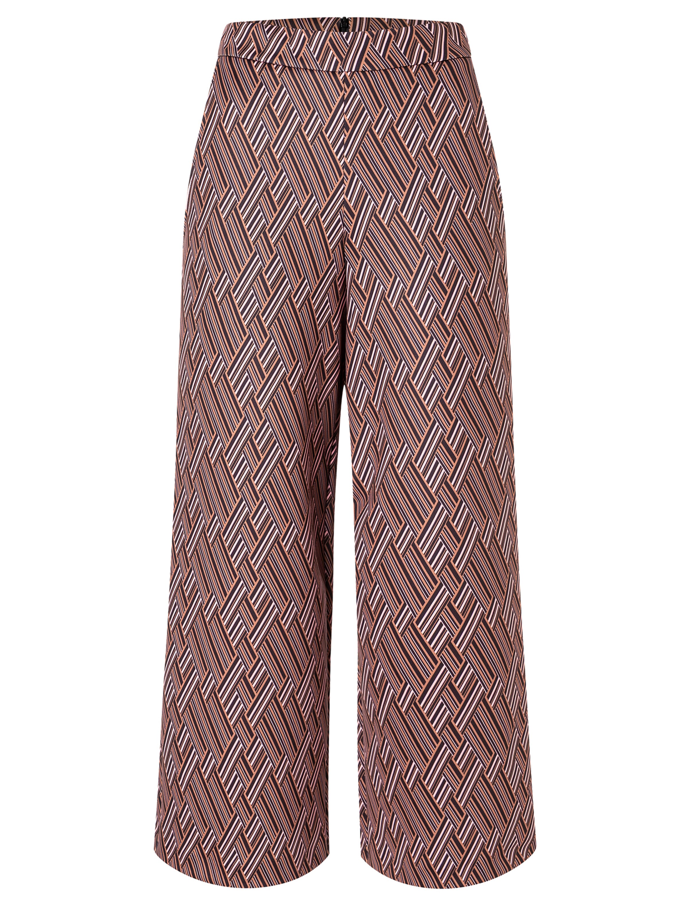 Ana Alcazar Wide leg Trousers 'Awosa' in Red: front