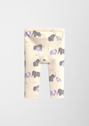 s.Oliver Skinny Leggings in Beige: Rückseite