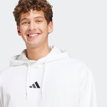 balta ADIDAS SPORTSWEAR Sportinio tipo megztinis 'Essentials'